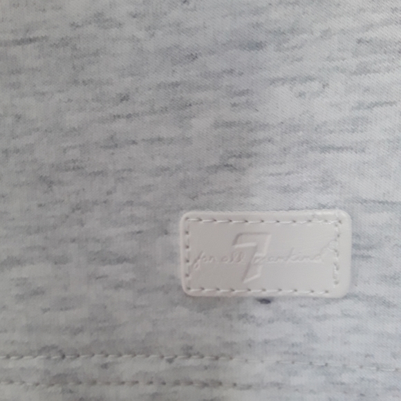 7 for all Mankind girls lace up tee sz 6x - Picture 6 of 8